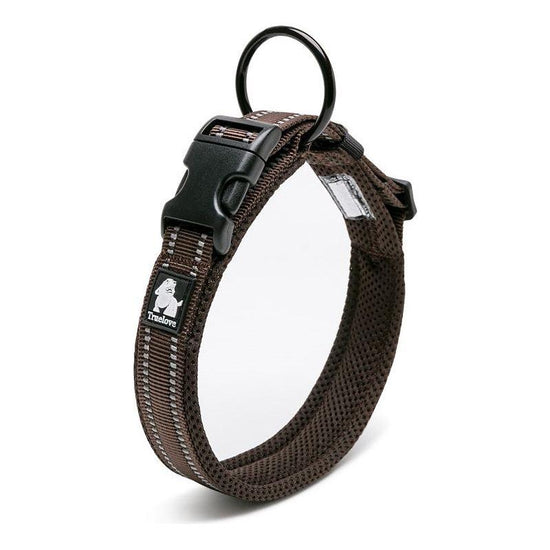 Heavy Duty Reflective Collar Brown 2XL