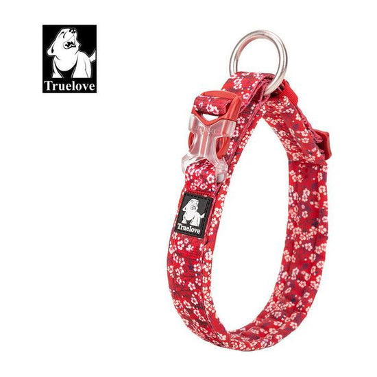 Floral Collar Poppy Red L