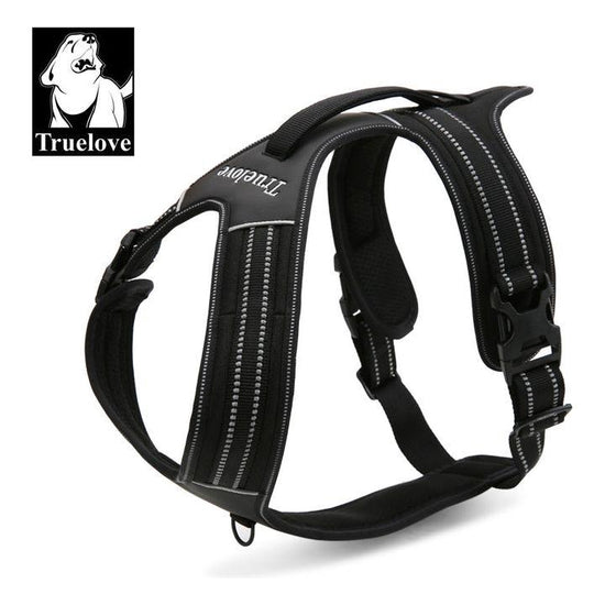 Reflective Heavy Duty Harness Black L