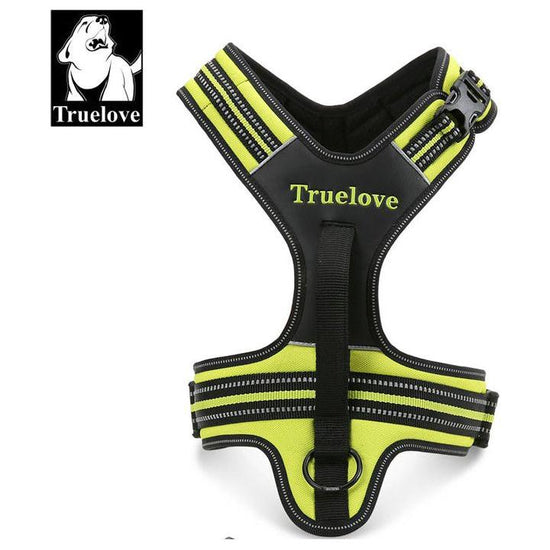 Reflective Heavy Duty Harness Neon Yellow XS