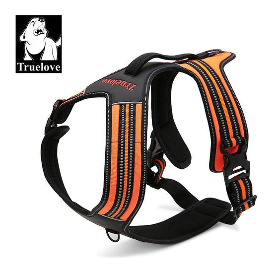 Reflective Heavy Duty Harness Orange L