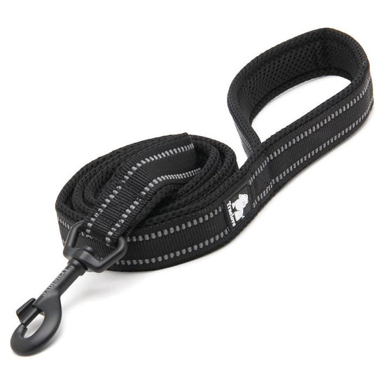 Reflective Pet Leash 2 meters Black XS