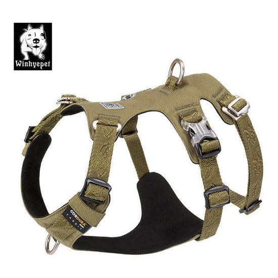 Whinhyepet Harness Army Green M