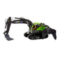 1:18 Scale 13-Channel Alloy Remote Control Excavator Construction Vehicle with Lights, Sound and Steam