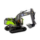 1:18 Scale 13-Channel Alloy Remote Control Excavator Construction Vehicle with Lights, Sound and Steam