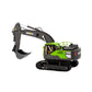 1:18 Scale 13-Channel Alloy Remote Control Excavator Construction Vehicle with Lights, Sound and Steam