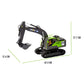 1:18 Scale 13-Channel Alloy Remote Control Excavator Construction Vehicle with Lights, Sound and Steam