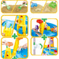 Outdoor Sand and Water Table Toy with Umbrella (28 Pcs Accessories)