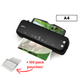 Hot Paper Laminator 300W for 80-100 Microns with 100 A4 Laminating Pouches