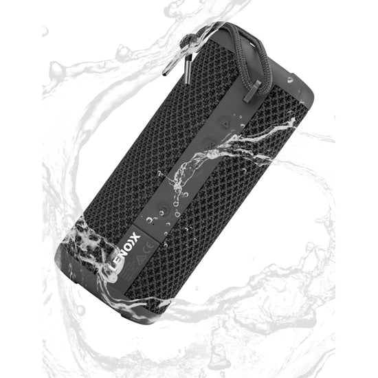 IPX7 Waterproof & Portable Bluetooth Speaker (Black) 10W, 360 Audio