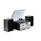 Audio Home Entertainment System (Black) Turntable, CDs, Vinyl, Wireless Streaming & More