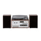 Audio Home Entertainment System (Brown) Turntable, CDs, Vinyl, Wireless Streaming & More