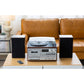 Audio Home Entertainment System (Brown) Turntable, CDs, Vinyl, Wireless Streaming & More