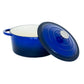 26cm Enamelled Cast Iron French Oven Casserole (4.7L) - Blue