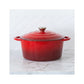 26cm Enamelled Cast Iron French Oven Casserole (4.7L) - Red