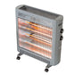 2200W Quartz Infrared Radiant Heater with Adjustable Thermostat and 2 Power Settings