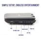 10.1" Portable DVD Player w/ 270-Degrees Swivel-Screen & Rechargeable