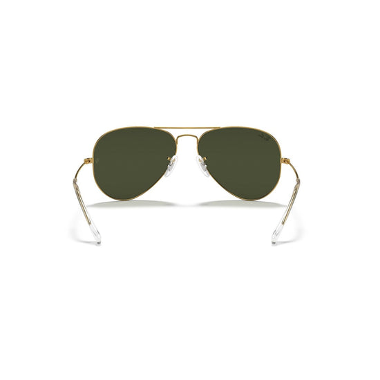 Aviator Classic Sunglasses in Gold and Green
