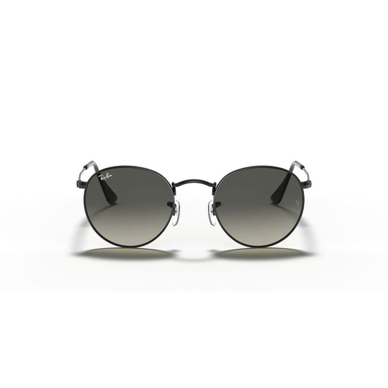 Round Flat Grey Gradient Lenses Sunglasses