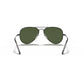 Aviator Metal II in Black and Green Sunglasses
