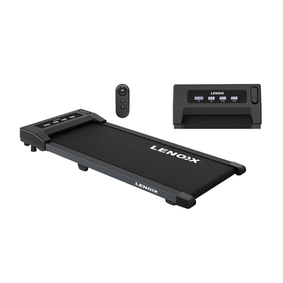 1.5 HP 52cm Electric Walking Pad Treadmill with Remote Control and Display Screen