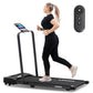 2HP 52cm Walking Pad Treadmill w/ Remote, Foldable Handrail, and Tablet Holder