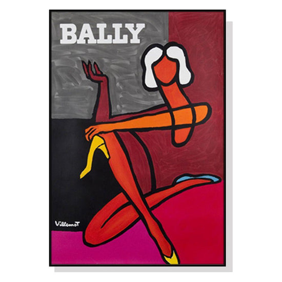 Wall Art 100cmx150cm Fashion Woman Black Frame Canvas