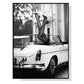 Wall Art 90cmx135cm High Heels in Classic Car Black Frame Canvas