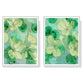 Wall Art 40cmx60cm Zanzibar Gem 2 Sets White Frame Canvas