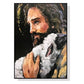 Wall Art 90cmx135cm Back In His Arms Black Frame Canvas