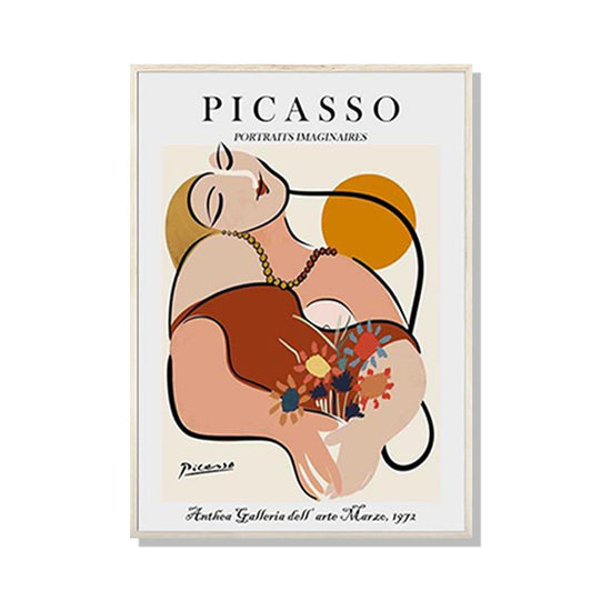 Wall Art 50cmx70cm Le Reve by Pablo Picasso Wood Frame Canvas