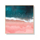 Wall Art 40cmx40cm Pink Sea Wood Frame Canvas