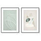 Wall Art 100cmx150cm Abstract body and lines 2 Sets Black Frame Canvas