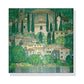 Wall Art 40cmx40cm Kirche In Cassone by Gustav Klimt White Frame Canvas