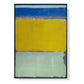 Wall Art 90cmx135cm Blue Yellow Green By Mark Rothko Black Frame Canvas