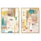 Wall Art 80cmx120cm Sonder By Jean Kenna 2 Sets Gold Frame Canvas