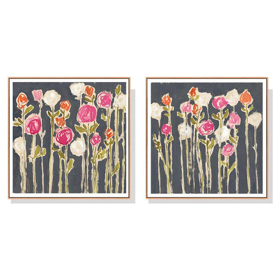 Wall Art 50cmx50cm Laurels Lollies 2 Sets Wood Frame Canvas