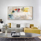 Wall Art 40cmx80cm Abstract Crystal Gold Frame Canvas