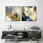 Wall Art 40cmx40cm Abstract Blue 2 Sets Black Frame Canvas