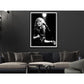 Wall Art 60cmx90cm Young Stevie Nicks in Concert Poster, Black Frame Canvas