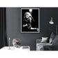 Wall Art 80cmx120cm Young Stevie Nicks in Concert Poster, Black Frame Canvas