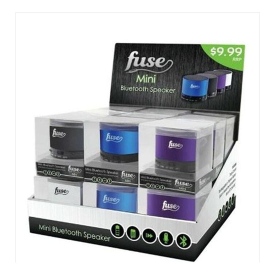 Fuse Mini Bluetooth Speaker (COLOUR SENT AT RANDOM)