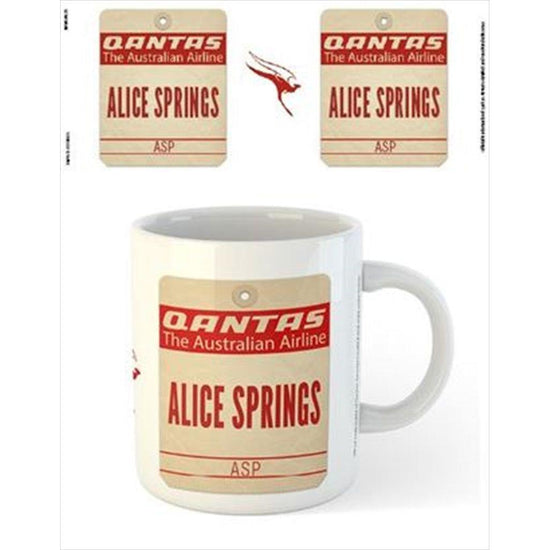 Qantas - Alice Springs Destination Tag Mug