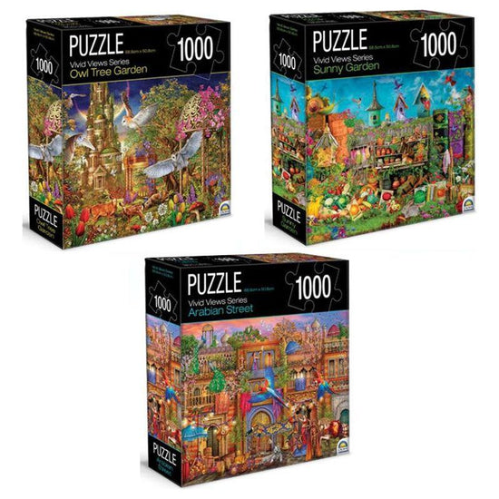 Vivid Views Series Assorted - Crown 1000 Piece Puzzle (SELECTED AT RANDOM)