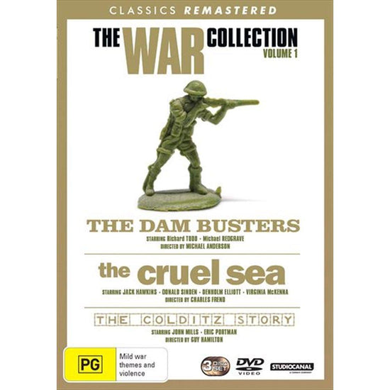 Colditz Story / The Cruel Sea / The Dam Busters | 3 Movie Classic War Collection, The DVD