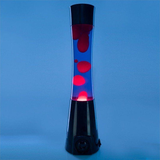 Bluetooth Speaker Lava Lamp Black/Purple/Red Motion