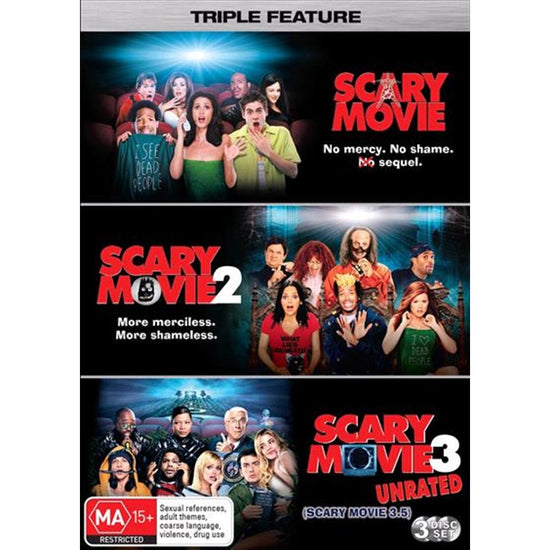 Scary Movie / Scary Movie 2 / Scary Movie 3 | 3 Movie Franchise Pack DVD