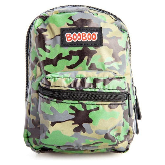 Reflective Green/Grey Camo BooBoo Backpack Mini