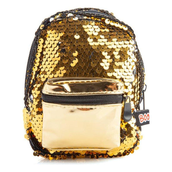 Gold Sequins BooBoo Backpack Mini