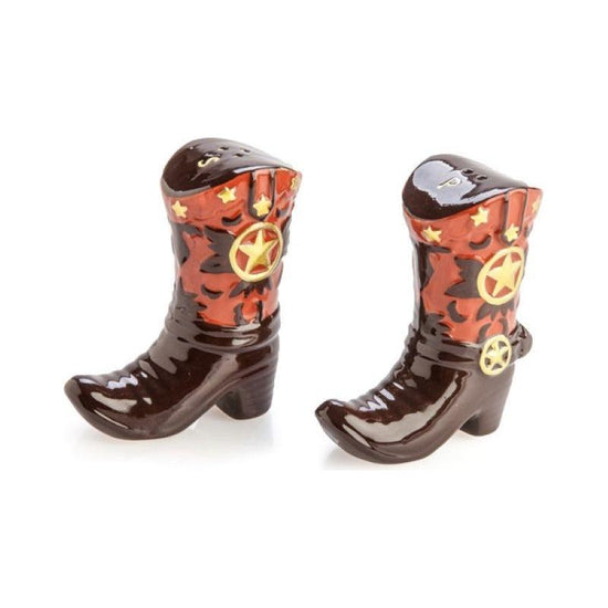 Cowboy Boots Salt Pepper Set